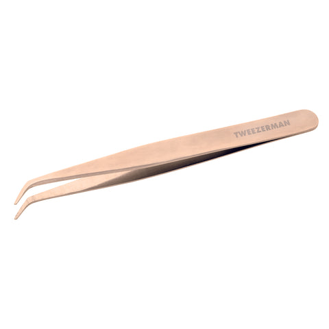 TWEEZERMAN Wimpernapplikator in rose gold aus rostfreiem Edelstahl.