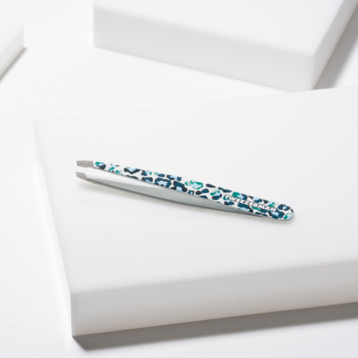 Slant Tweezer - Schräge Pinzette, Leopard Print