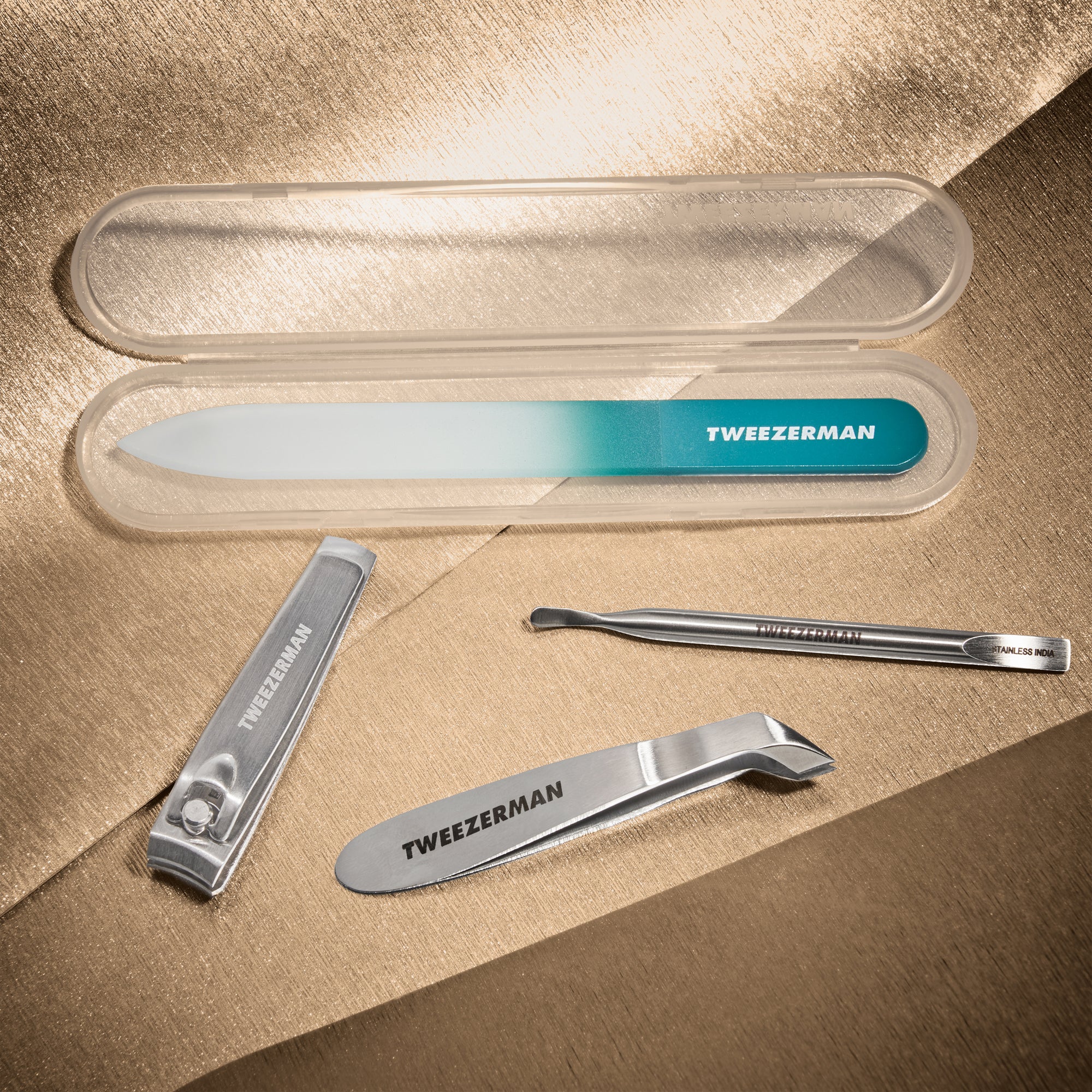Emerald Shimmer Nail Care Set - Nagelpflege Set