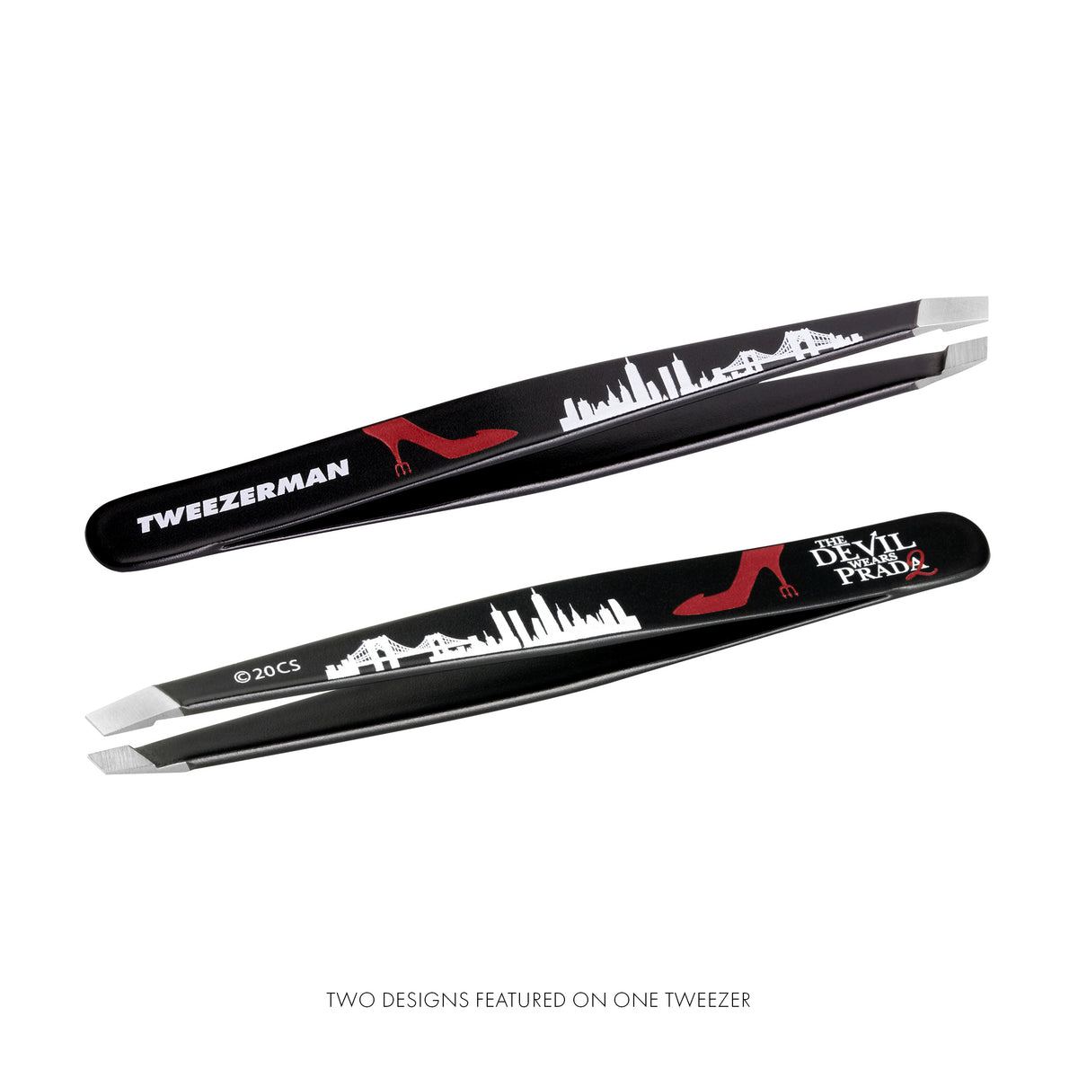 TWEEZERMAN Slant Tweezer - Schräge Pinzette aus der Disney The Devil Wears Prada 2 Kollektion