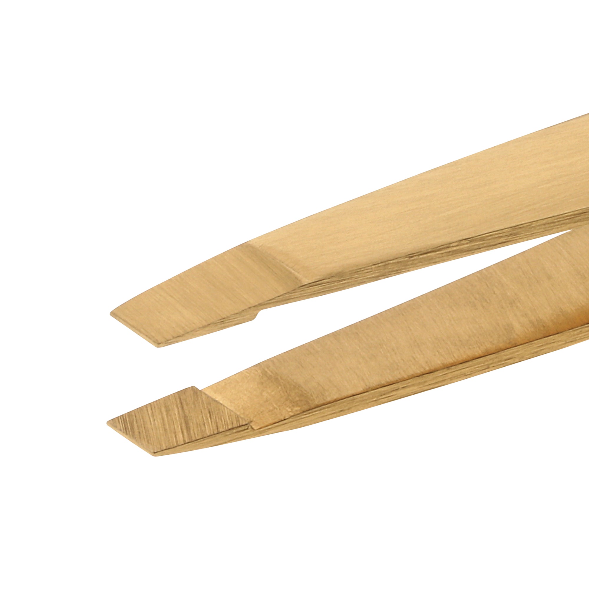 Ultra Precision Slant Tweezer - Schräge Pinzette, Gold