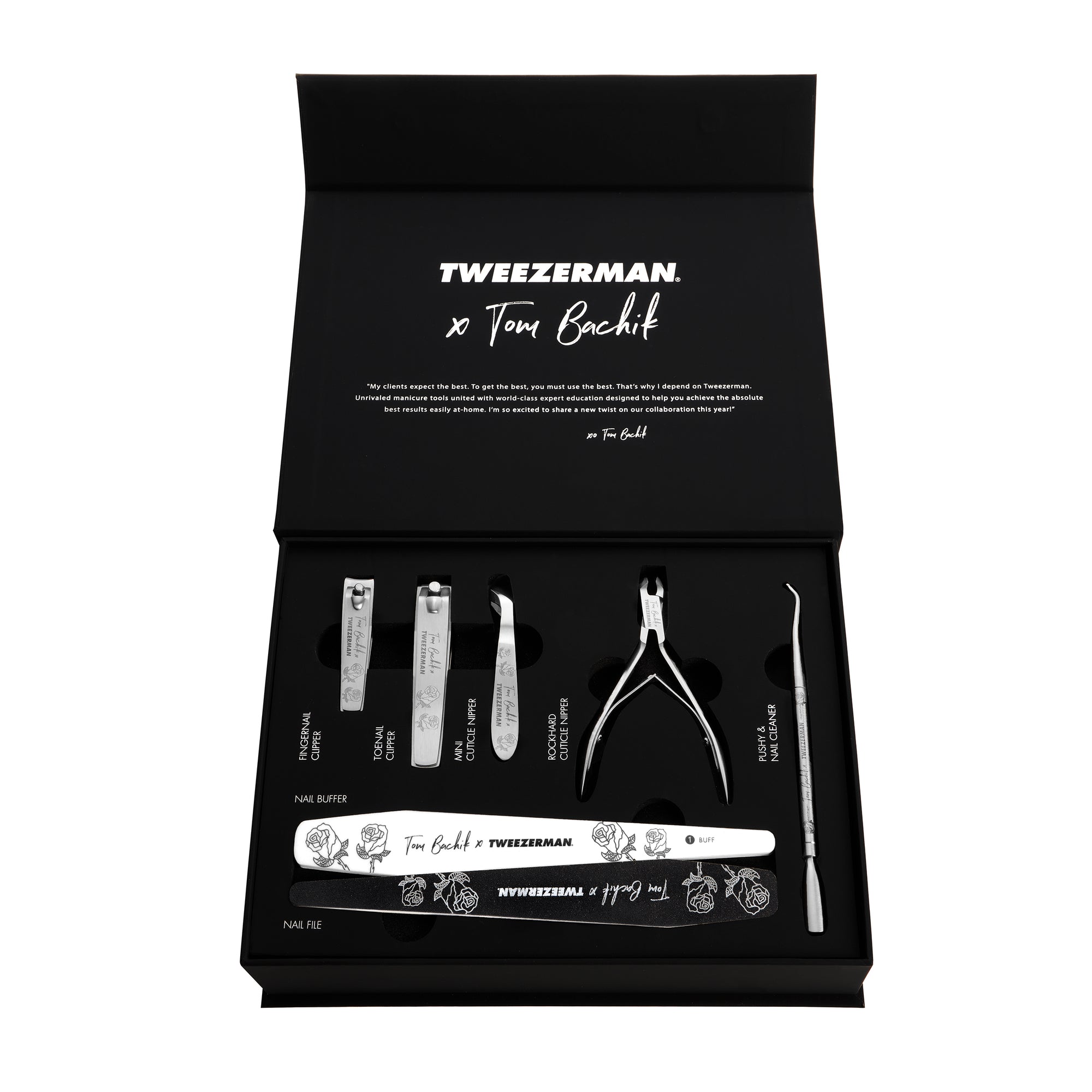 TWEEZERMAN X Tom Bachik Ultimate Nail Care Set