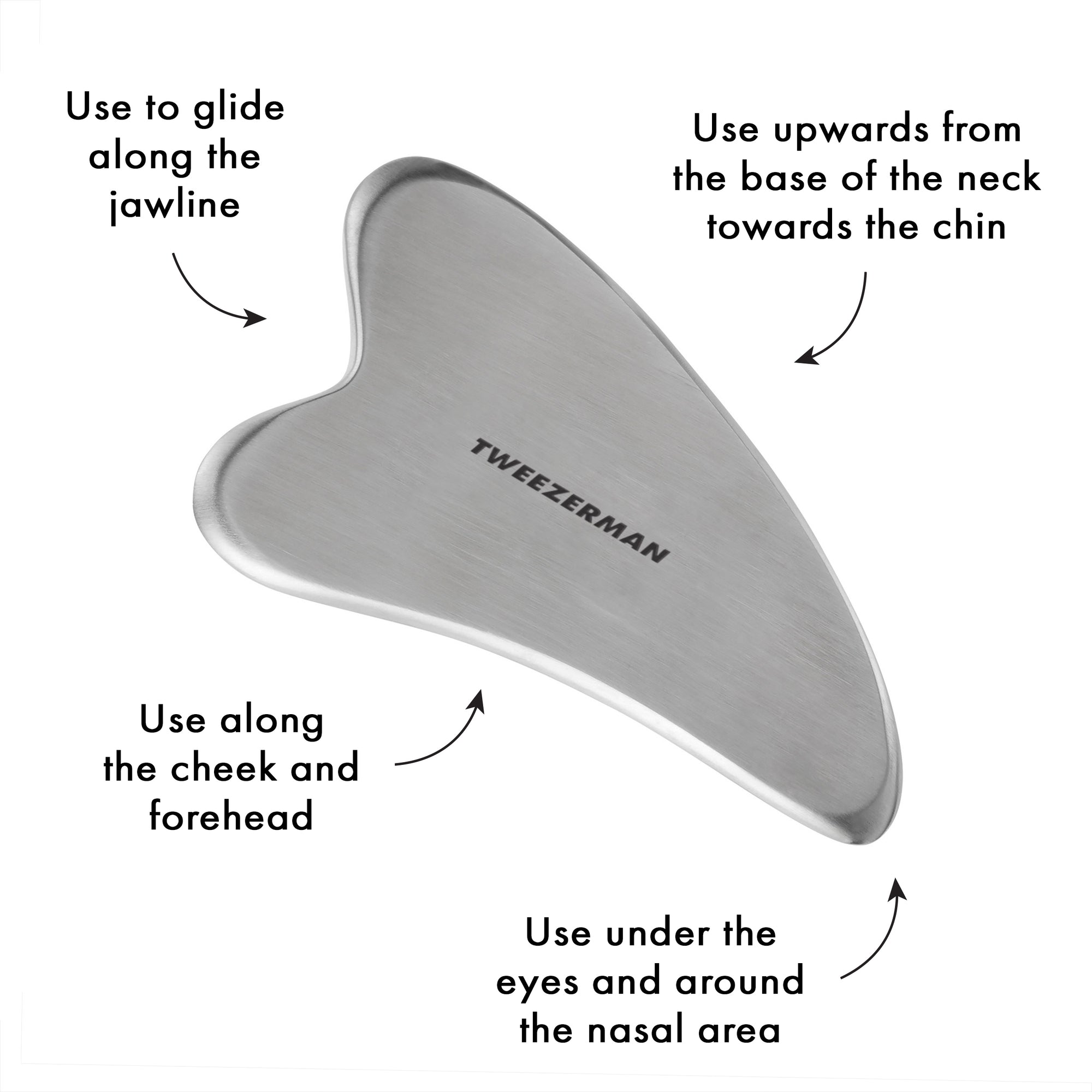 Gua Sha, Edelstahl