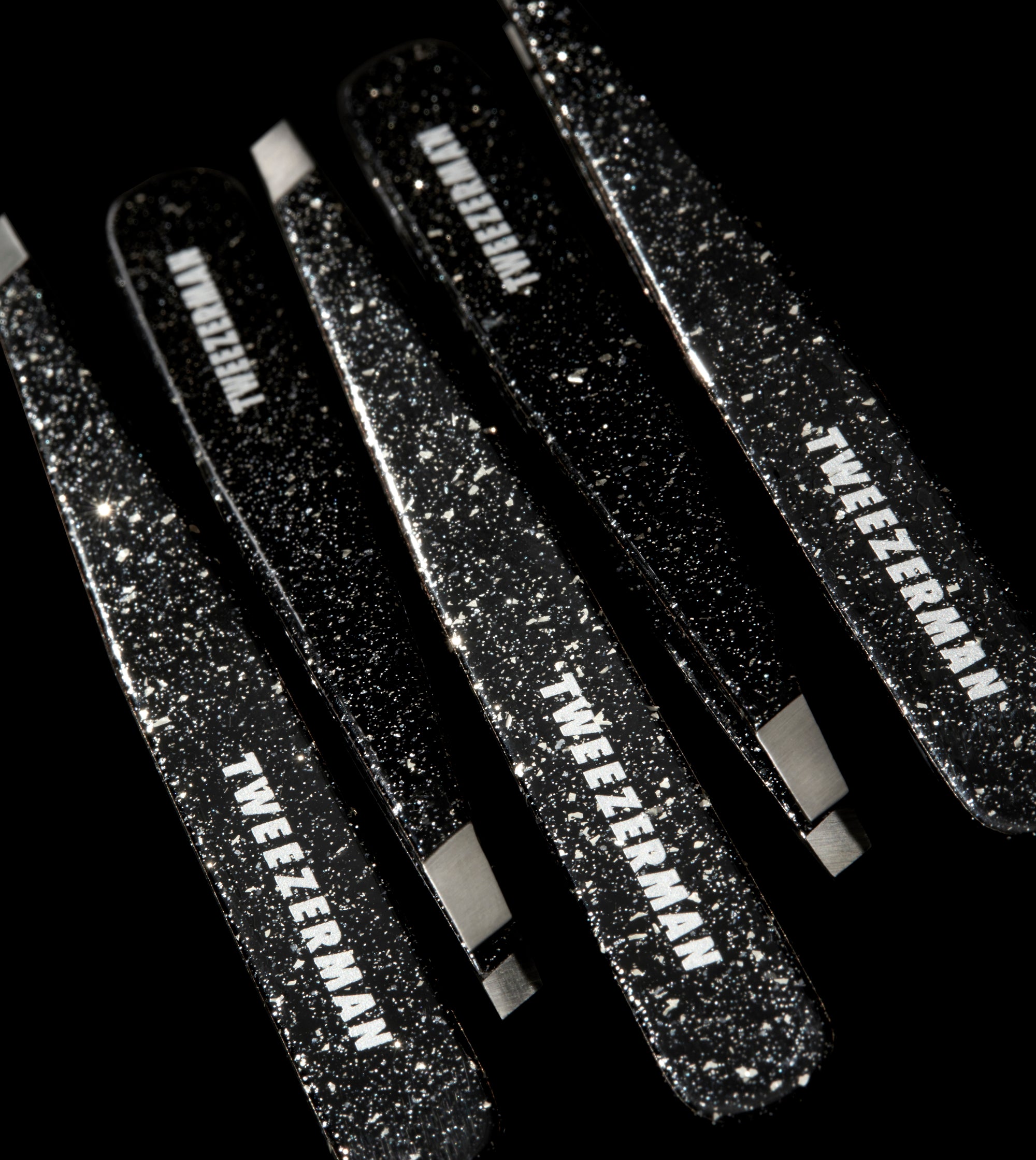 Slant Tweezer - Schräge Pinzette, Dusted Onyx