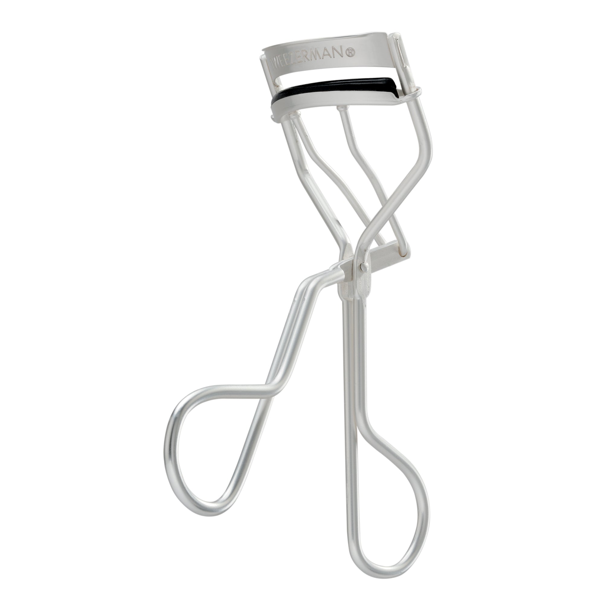 TWEEZERMAN Wimpernzange in der Farbe platinum ideal für runde Augen.