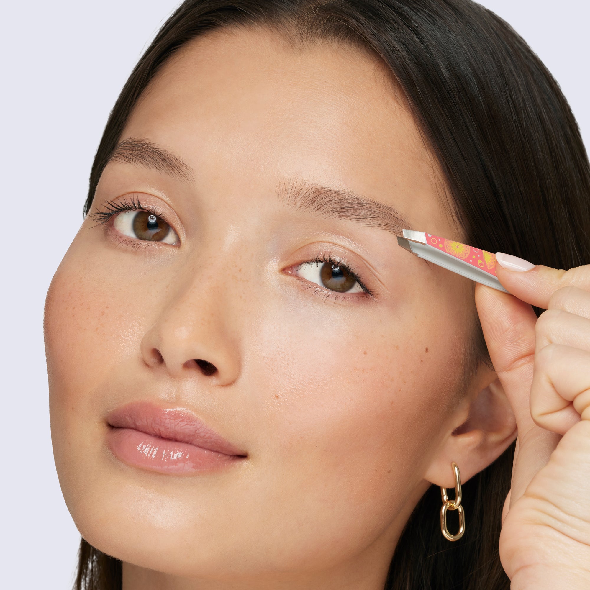 Mini Slant Tweezer - Schräge Mini Pinzette, Pink Lemonade