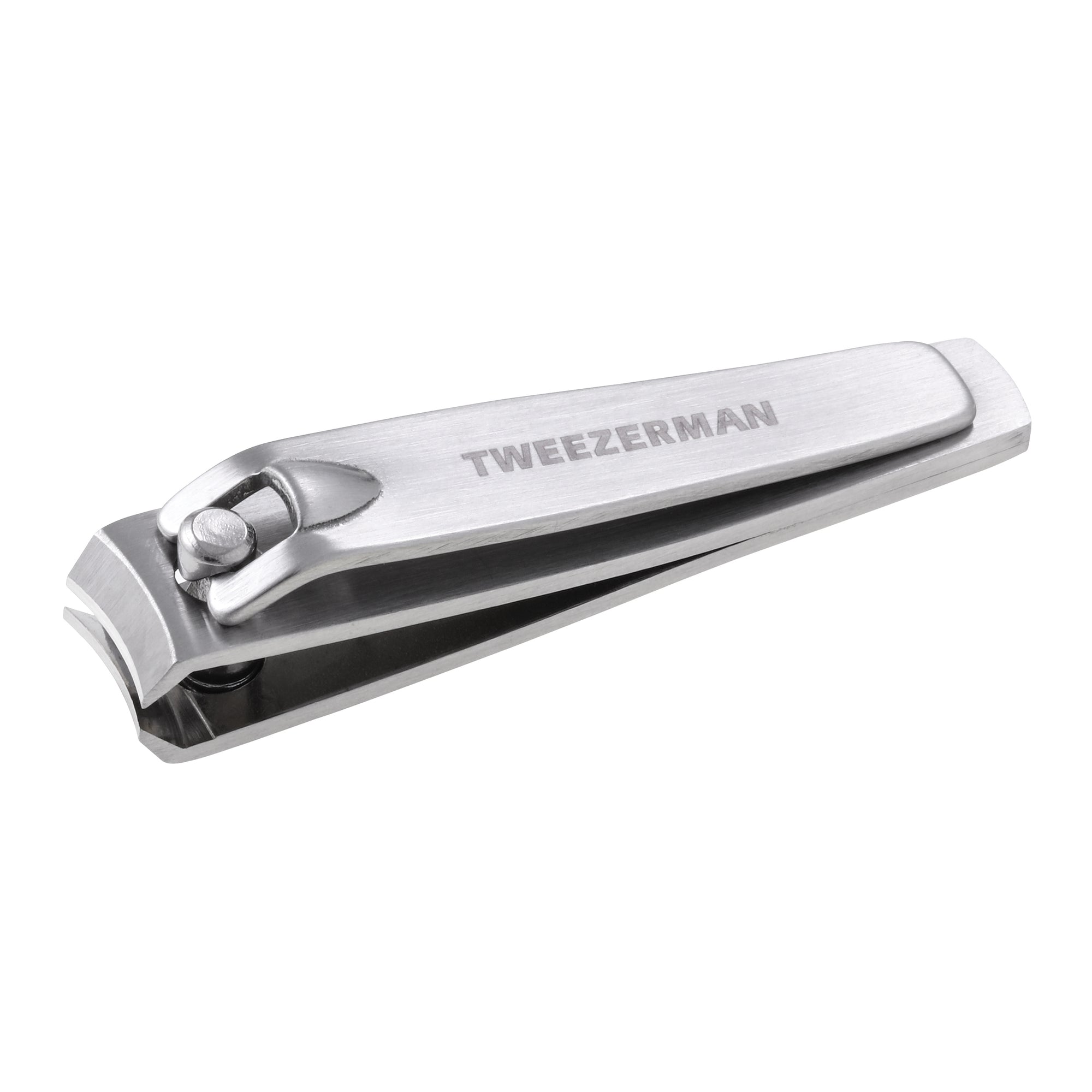 TWEEZERMAN Nagelknipser in silber aus rostfreiem Edelstahl.