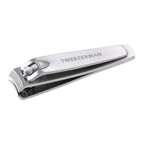 TWEEZERMAN Nagelknipser in silber aus rostfreiem Edelstahl.