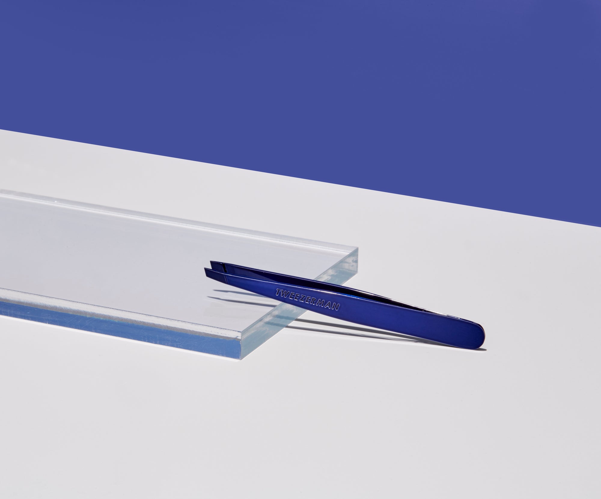 Slant Tweezer - 45th Birthday - Schräge Pinzette, Cobalt