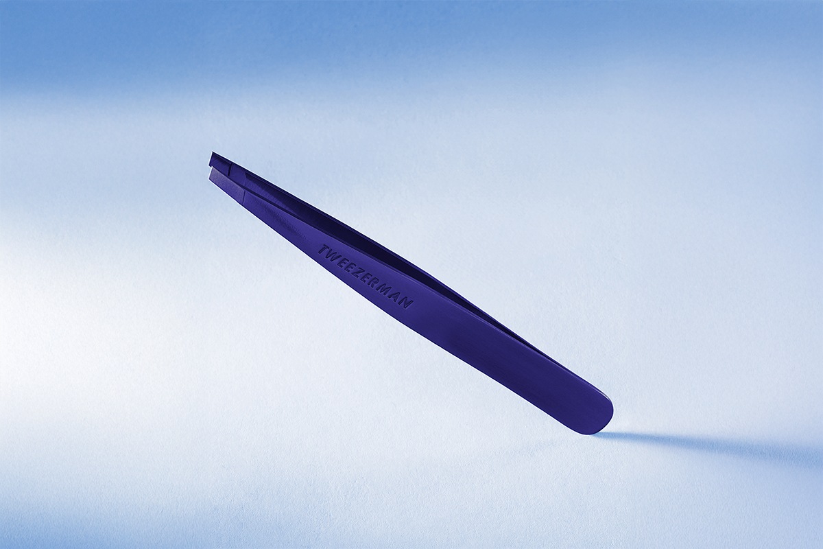 45th  anniversary slant tweezer and case. shop now