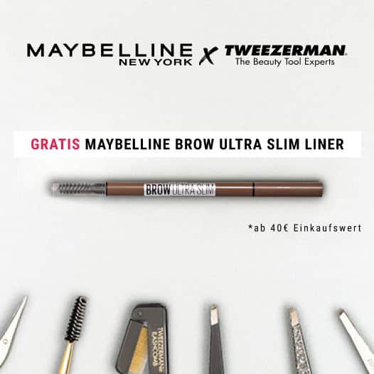 Maybelline x Tweezerman